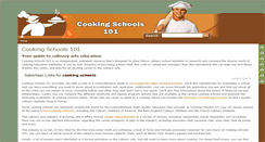 Desktop Screenshot of cookingschools101.com